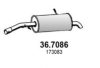 PEUGE 173083 End Silencer